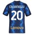 Camisola Inter de Milão Hakan Calhanoglu 20 Equipamento Primeiro 2021-2022 Manga Curta
